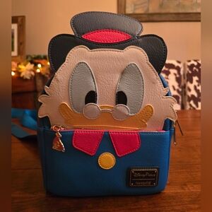 Loungefly Disney Parks Scrooge McDuck Mini Convertible Backpack